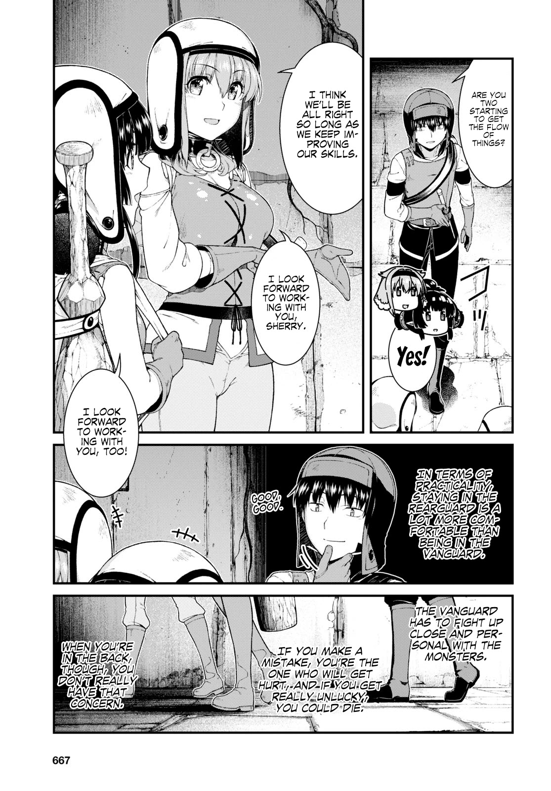 Isekai Meikyuu de Harem o Chapter 45 page 17 - Chapter 45: Never Give Up (4)