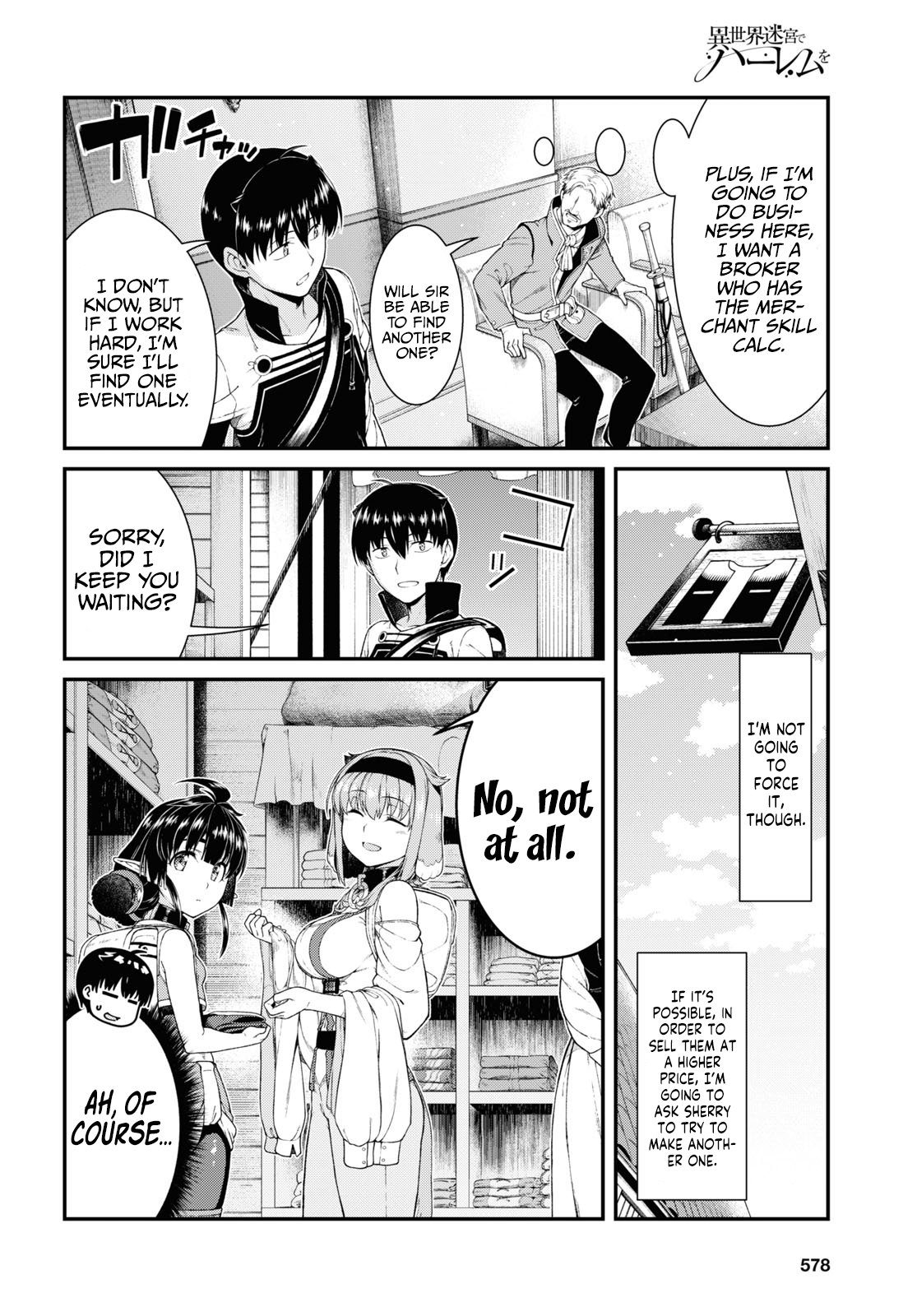 Isekai Meikyuu de Harem o Chapter 52 page 13 - Chapter 52: Master Smith (5)