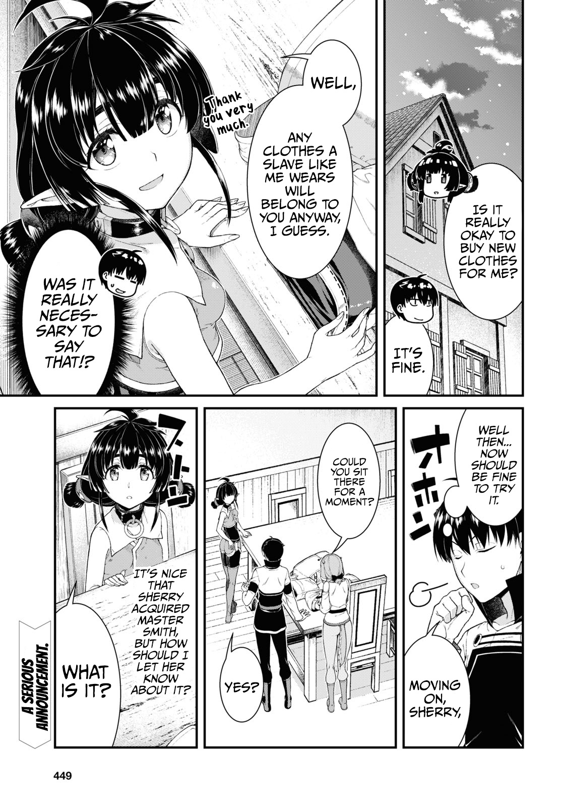 Isekai Meikyuu de Harem o Chapter 53 page 3 - Chapter 53: Master Smith (6)