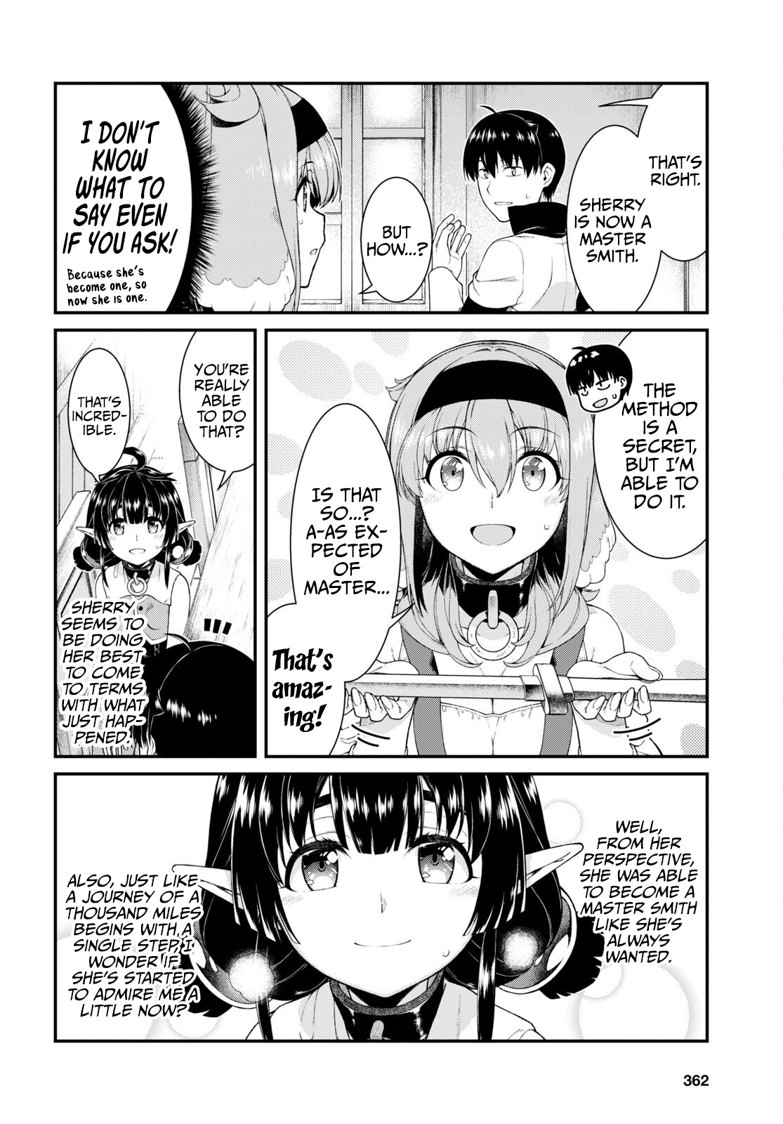 Isekai Meikyuu de Harem o Chapter 54 page 7 - Chapter 54: Master Smith (7)