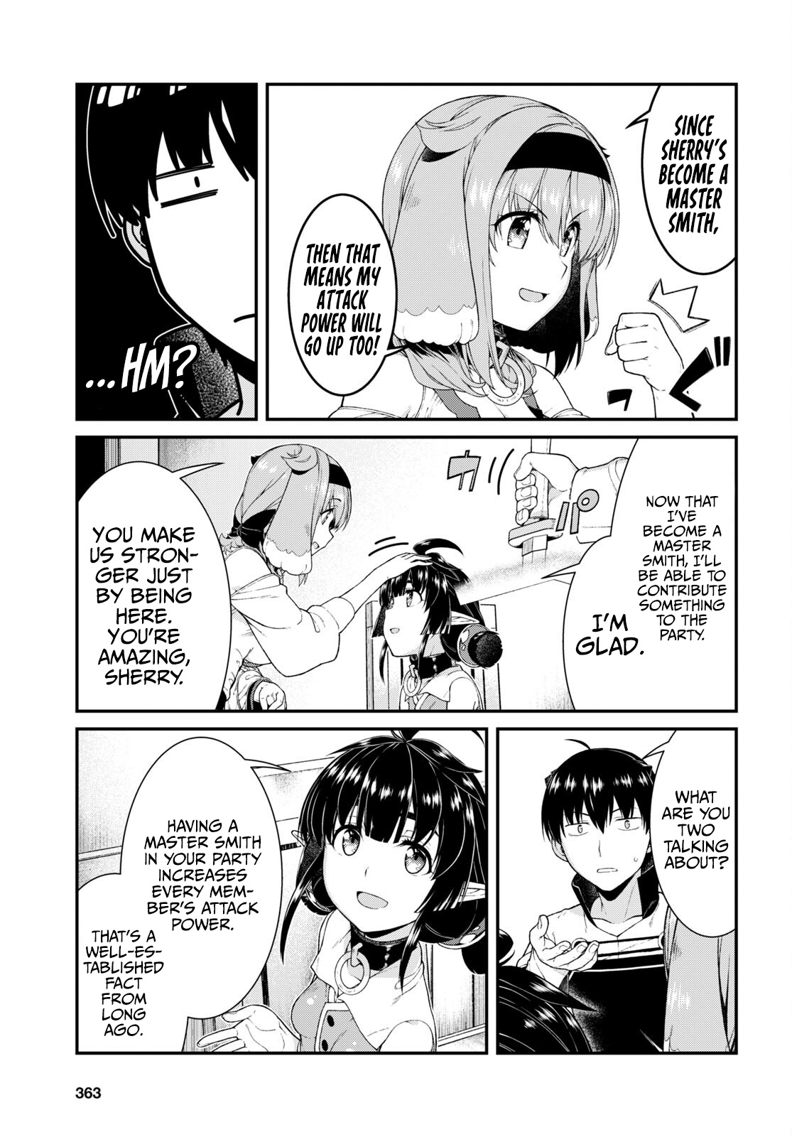Isekai Meikyuu de Harem o Chapter 54 page 8 - Chapter 54: Master Smith (7)