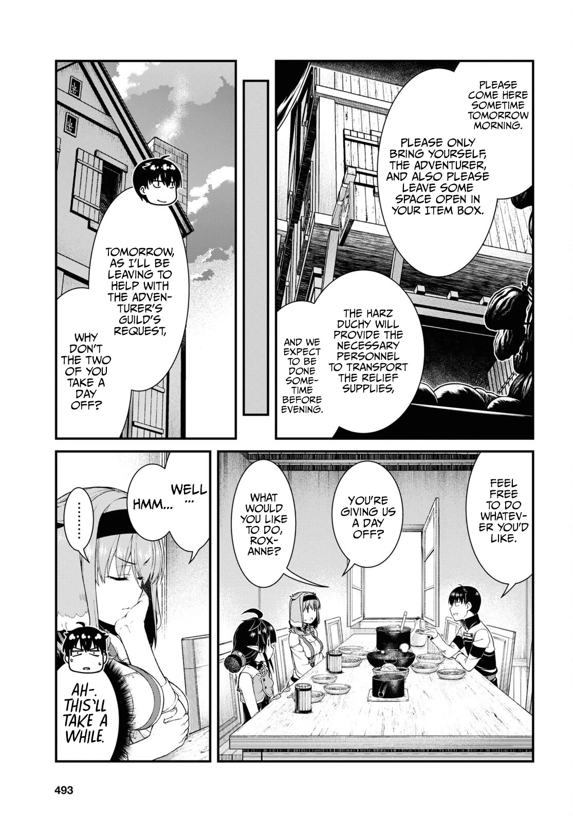 Isekai Meikyuu de Harem o Chapter 62 page 6 - Chapter 62: Day Off (1)