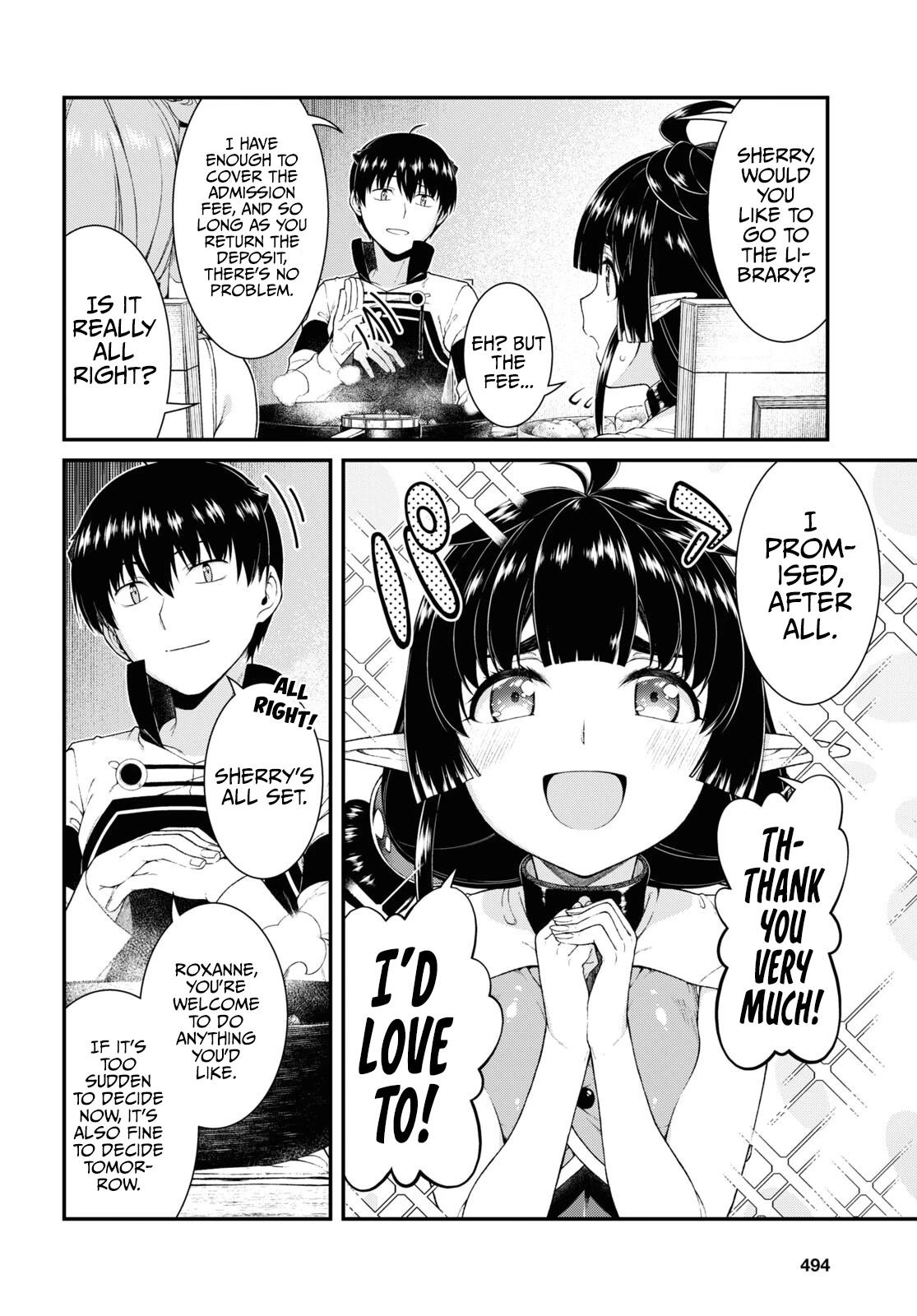 Isekai Meikyuu de Harem o Chapter 62 page 7 - Chapter 62: Day Off (1)