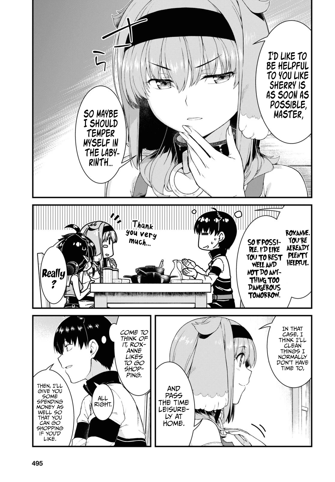 Isekai Meikyuu de Harem o Chapter 62 page 8 - Chapter 62: Day Off (1)