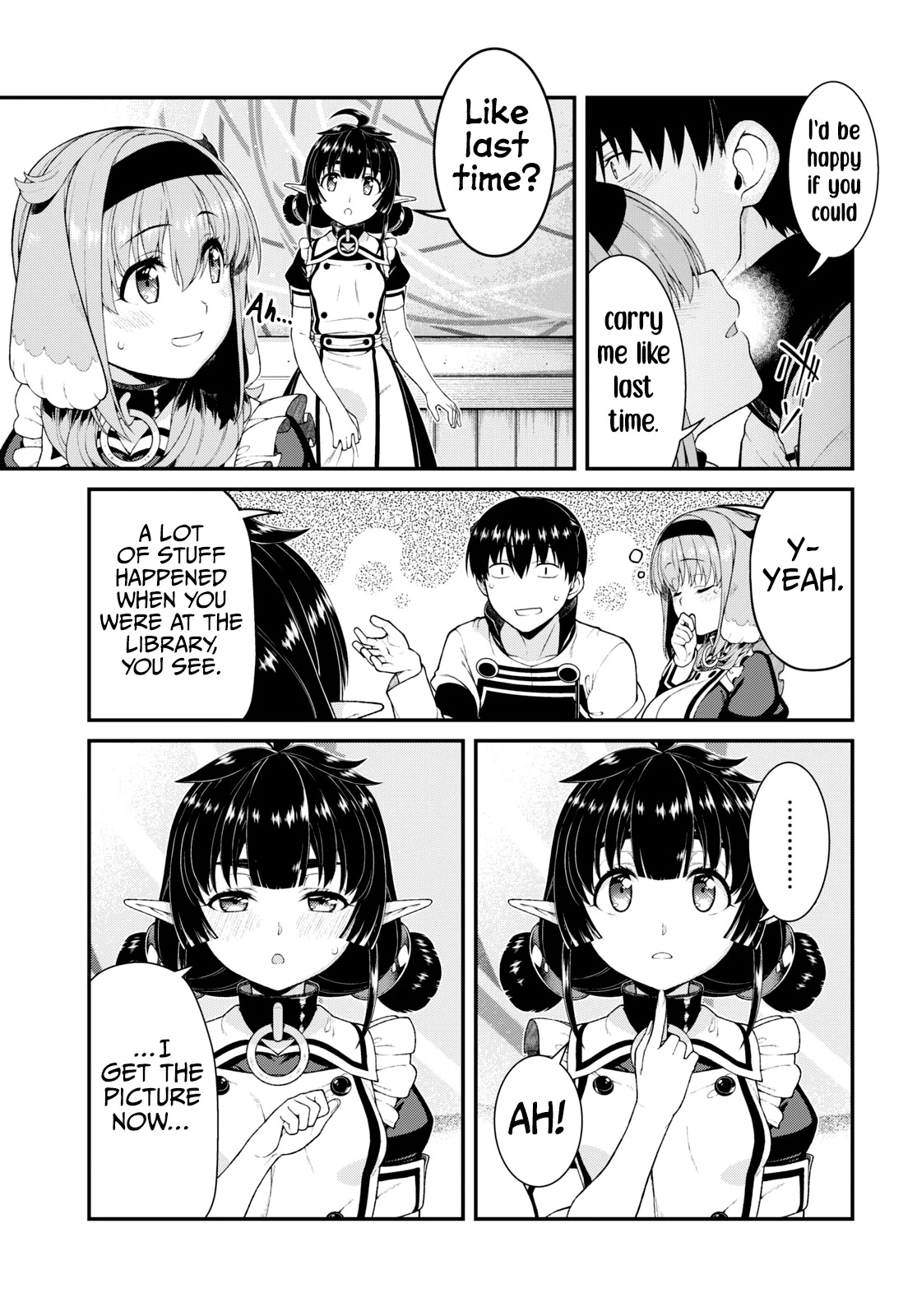 Isekai Meikyuu de Harem o Chapter 73 page 6 - Chapter 73: Abstinence Attack (7)