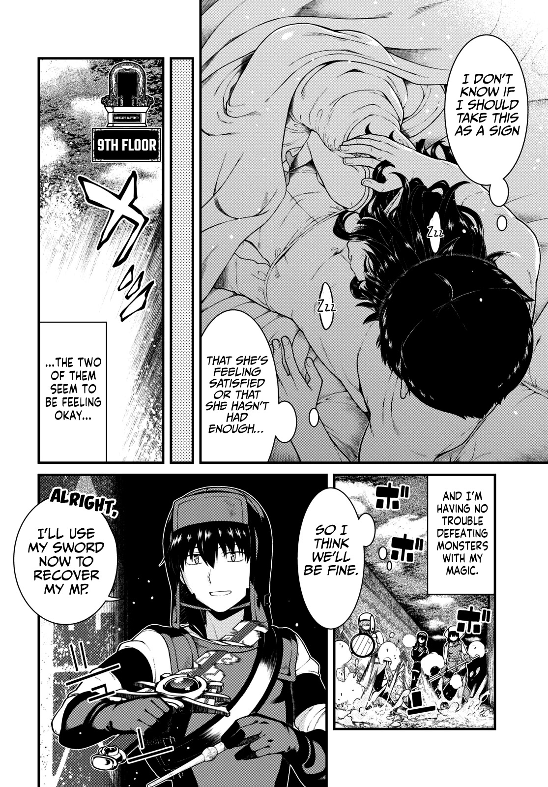 Isekai Meikyuu de Harem o Chapter 75 page 9 - Chapter 75: Abstinence Attack (9)