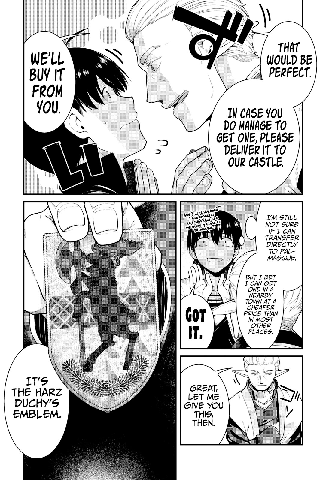 Isekai Meikyuu de Harem o Chapter 77 page 8 - Chapter 77: Palmasque (1)