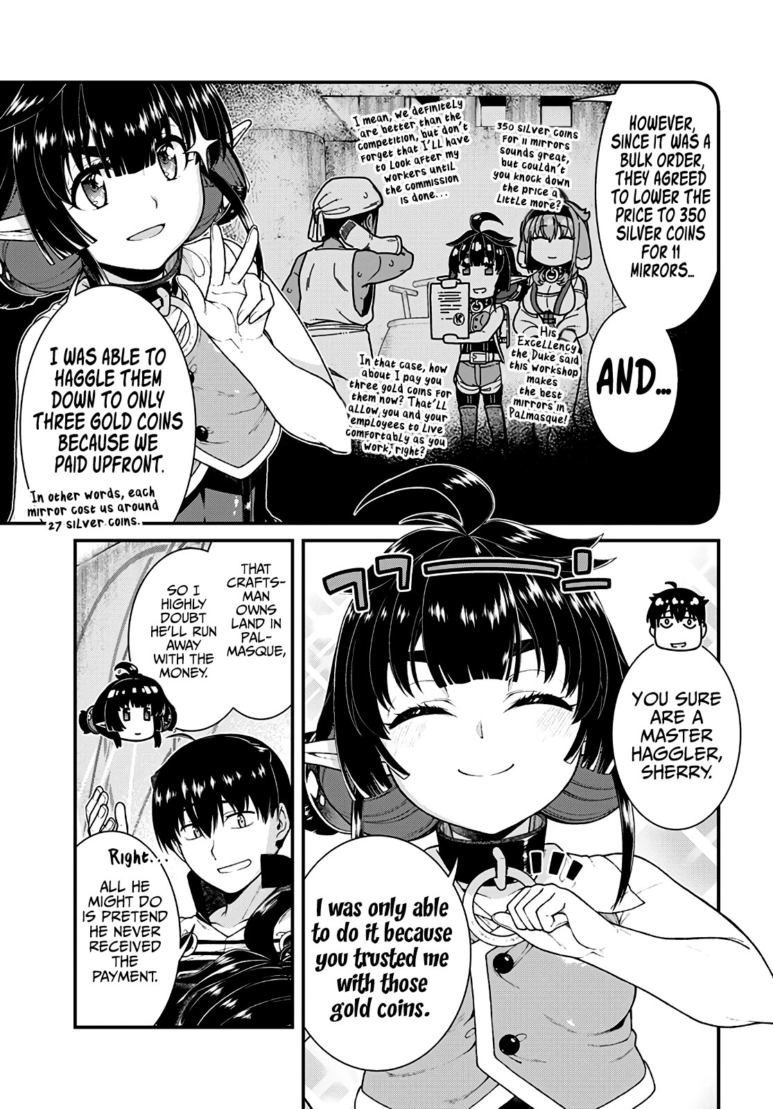 Isekai Meikyuu de Harem o Chapter 81 page 12 - Chapter 81: Palmasque (5)