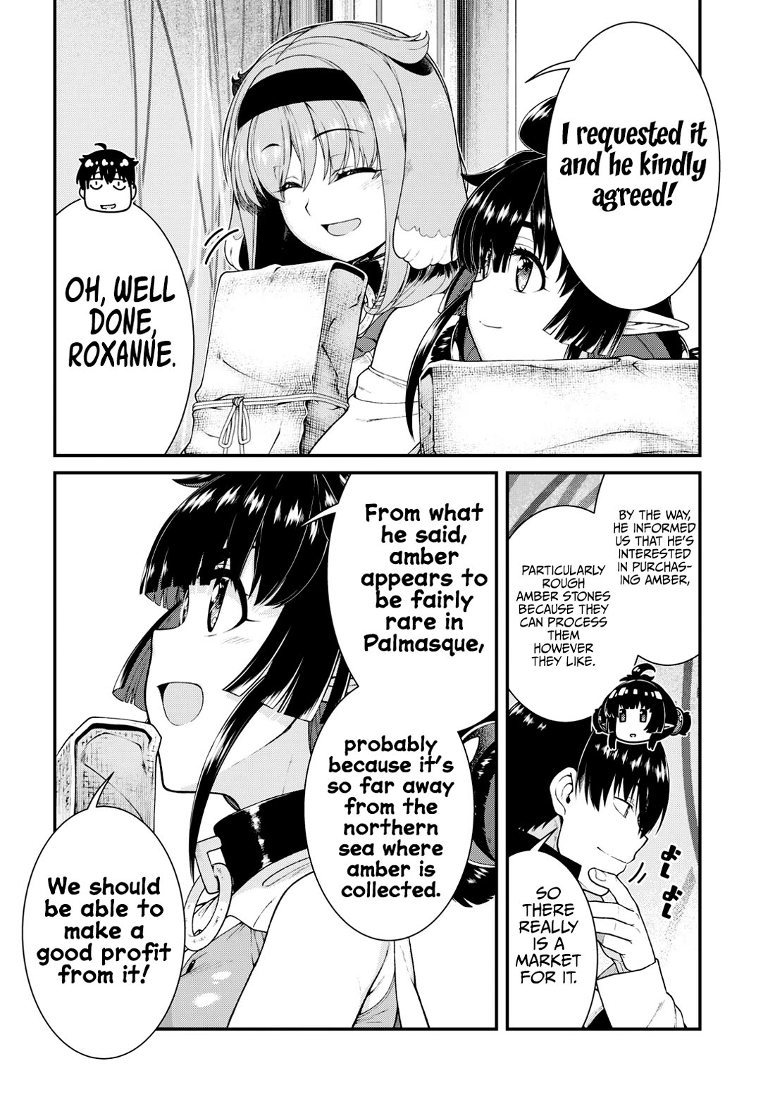 Isekai Meikyuu de Harem o Chapter 82 page 3 - Chapter 82: Amber (1)