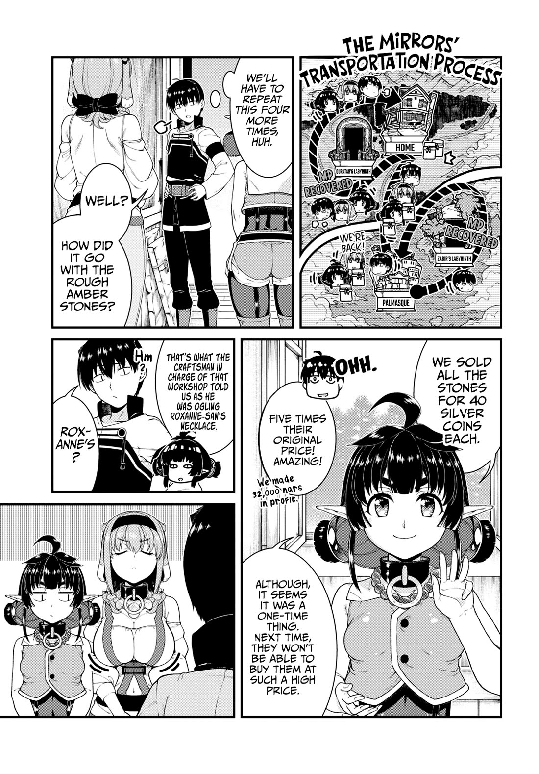 Isekai Meikyuu de Harem o Chapter 83 page 12 - Chapter 83: Amber (2)