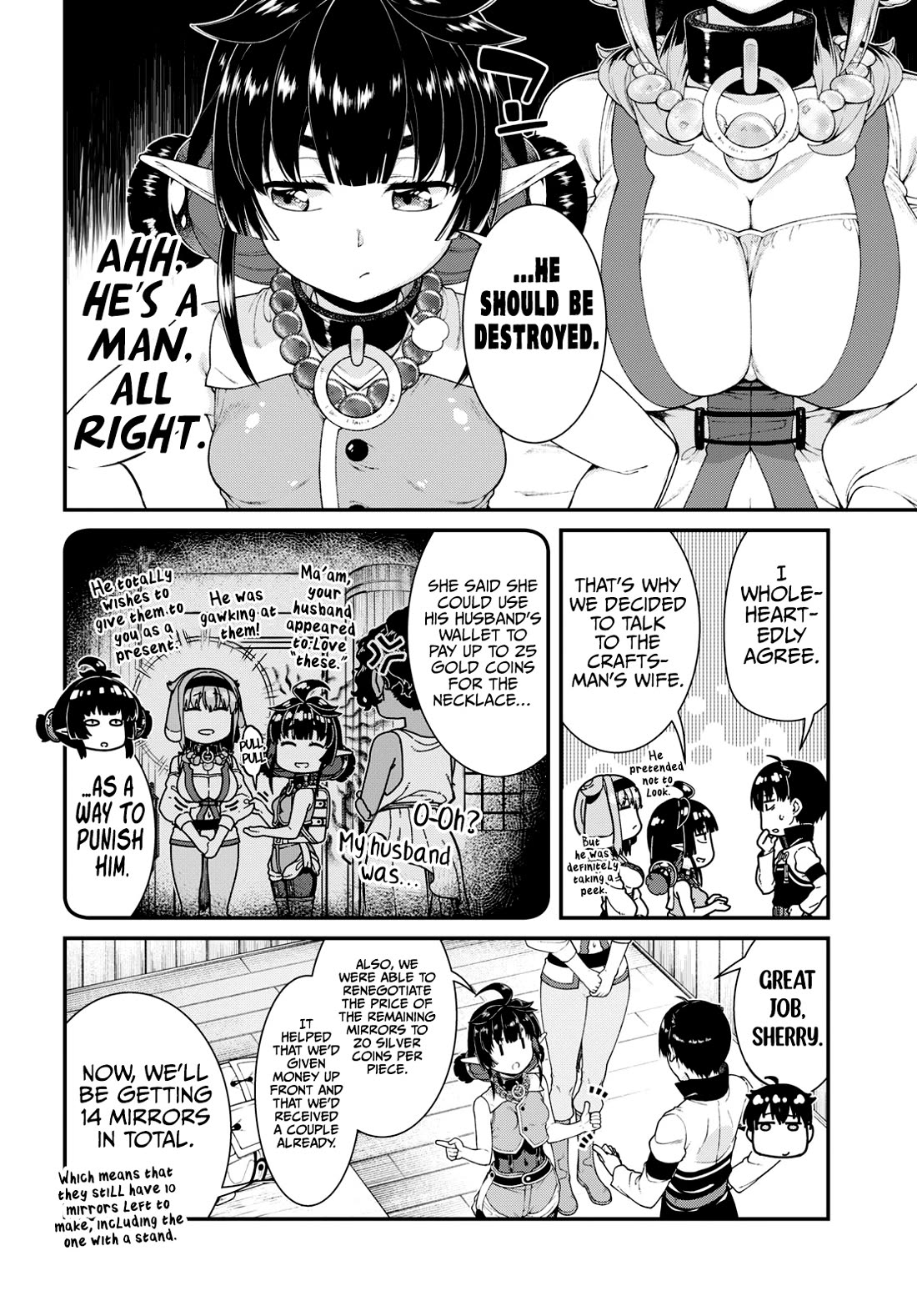Isekai Meikyuu de Harem o Chapter 83 page 13 - Chapter 83: Amber (2)