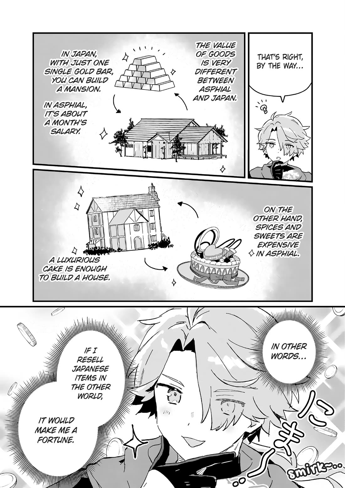 Isekai Merchant: Living a Rich Slow Life with "Isekai Travel" Chapter 1 page 12 - Chapter 1