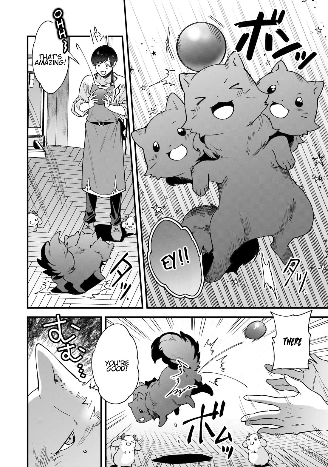 Isekai Mofumofu Cafe Chapter 11.5 page 6 - Chapter 11.5: My New Home is Lively and Fun