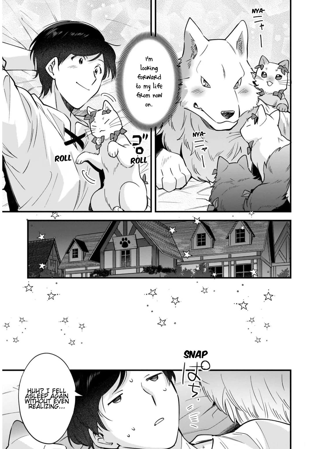 Isekai Mofumofu Cafe Chapter 16.5 page 13 - Chapter 16.5: On the Way Back to Mofumofu Cafe