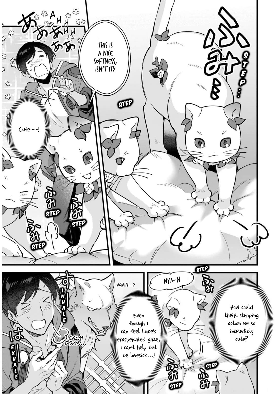 Isekai Mofumofu Cafe Chapter 16.5 page 3 - Chapter 16.5: On the Way Back to Mofumofu Cafe