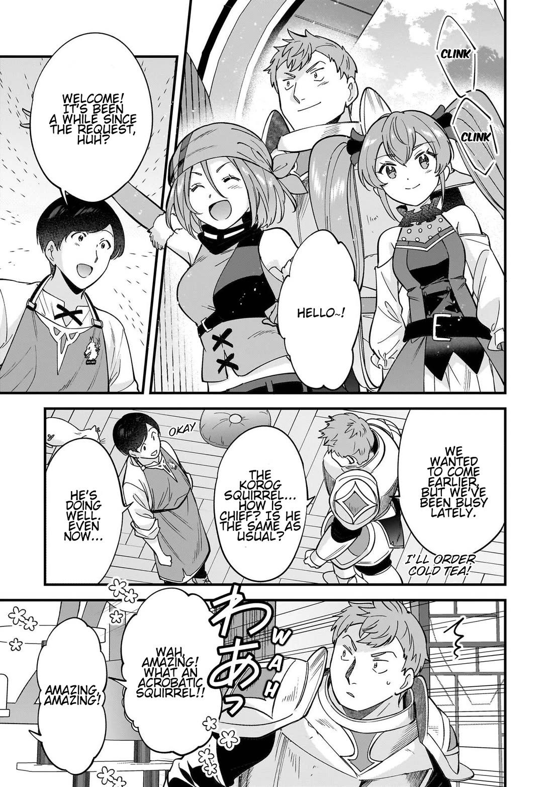 Isekai Mofumofu Cafe Chapter 27.5 page 7 - Chapter 27.5: Chief Arrived at Mofumofu Cafe!