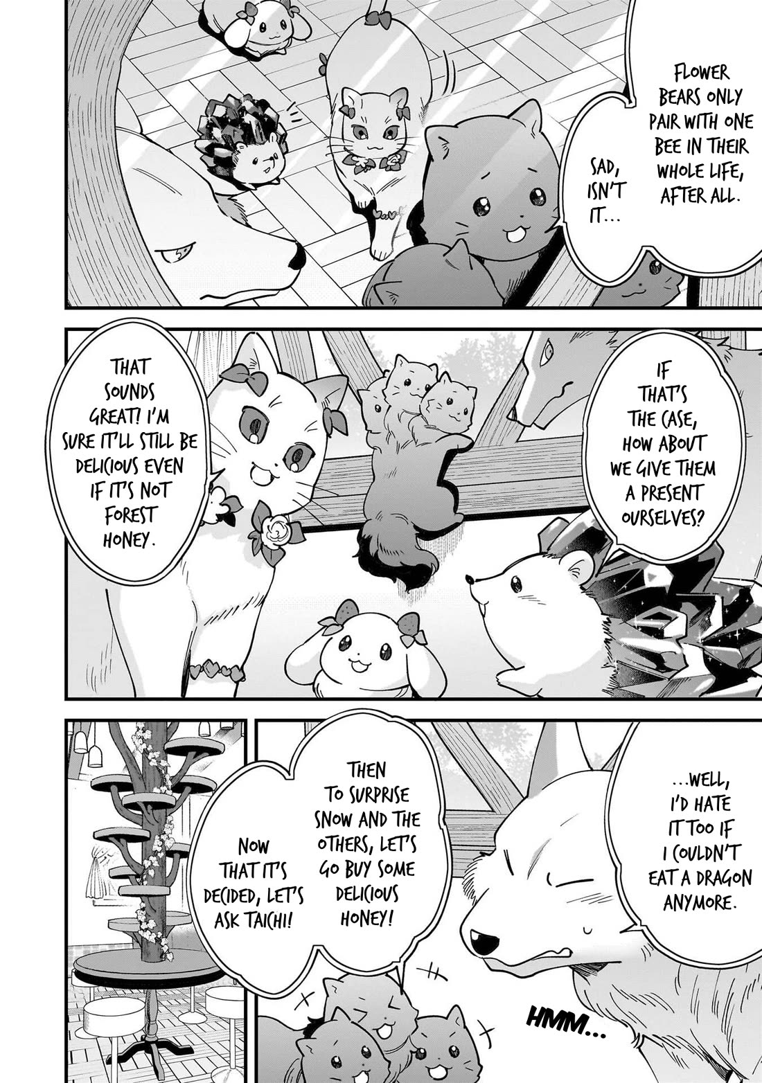 Isekai Mofumofu Cafe Chapter 32.6 page 2 - Chapter 32.6: Fluffies' Shopping
