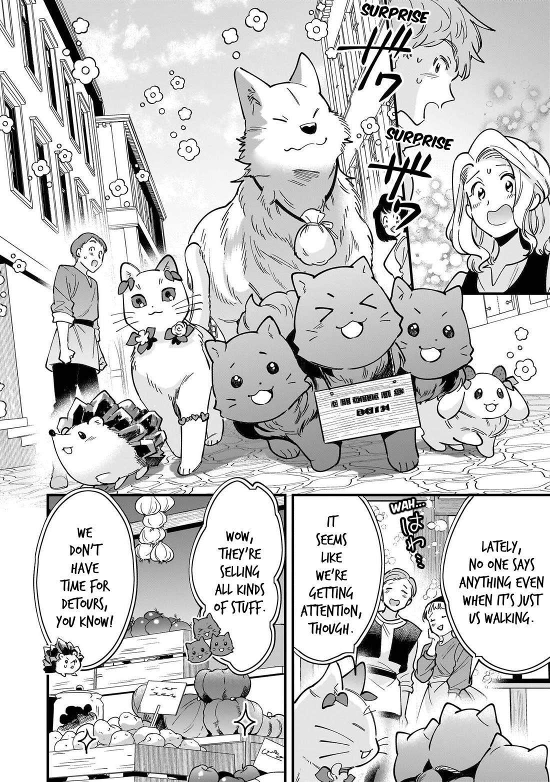 Isekai Mofumofu Cafe Chapter 32.6 page 4 - Chapter 32.6: Fluffies' Shopping