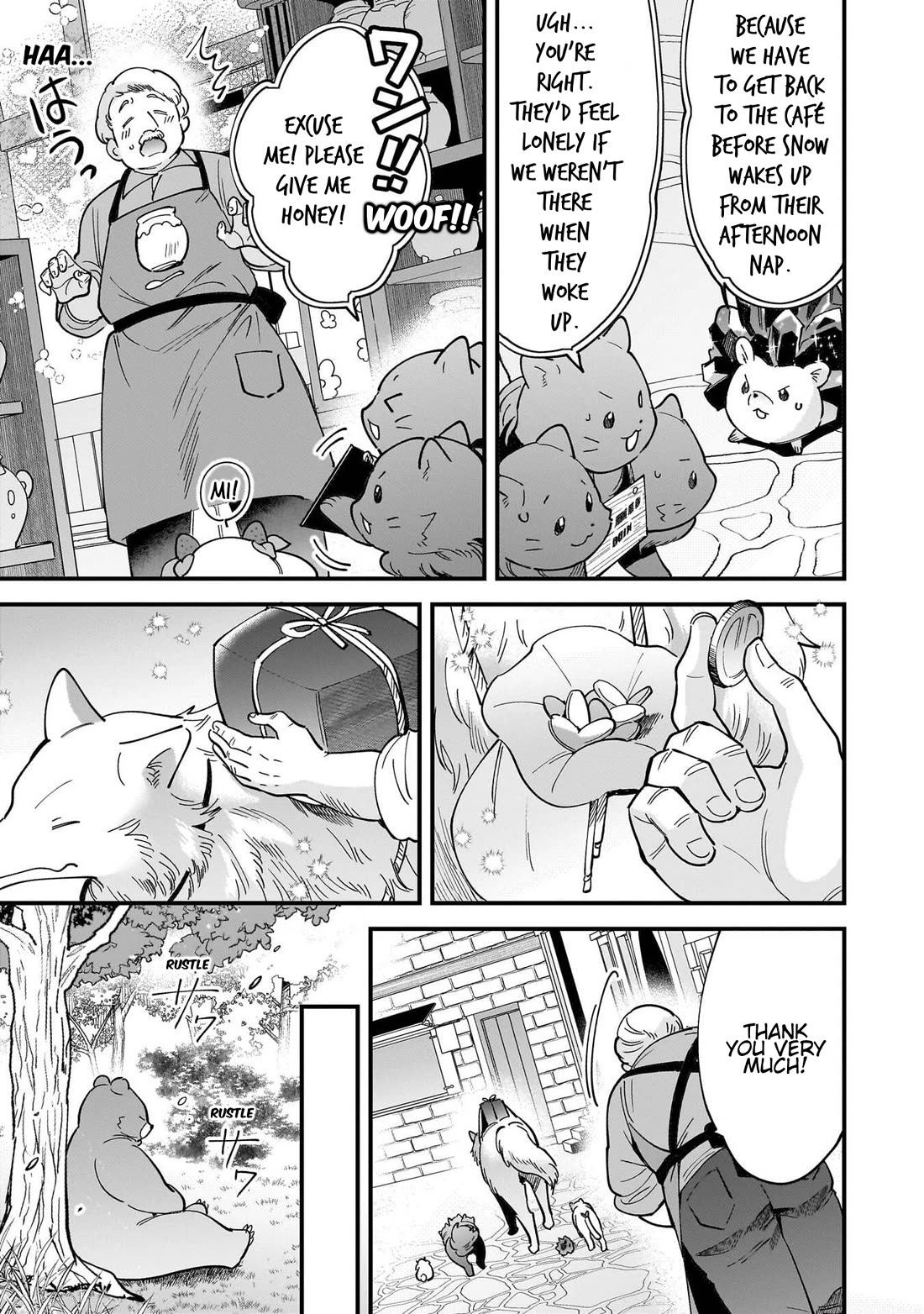 Isekai Mofumofu Cafe Chapter 32.6 page 5 - Chapter 32.6: Fluffies' Shopping