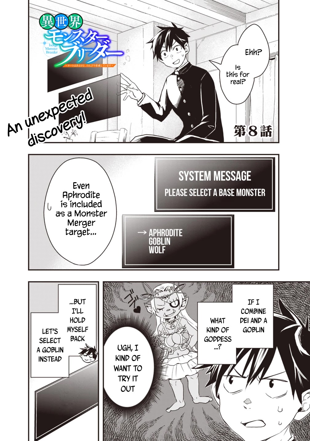 Isekai Monster Breeder Chapter 8 page 1 - Chapter 8