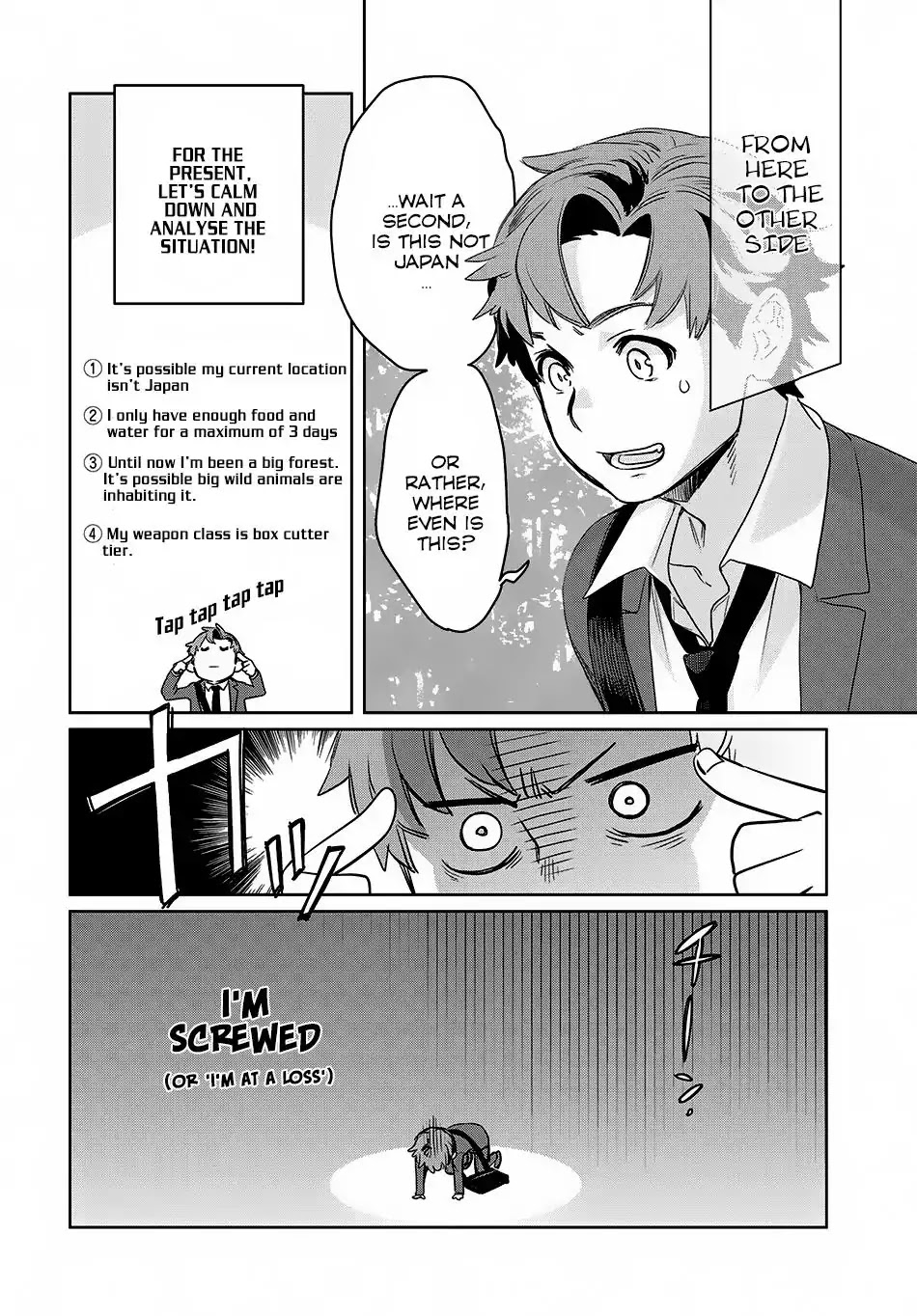 Isekai ni Kita Mitai dakedo Ikanisureba Yoi no Darou Chapter 1 page 13 - Chapter 1