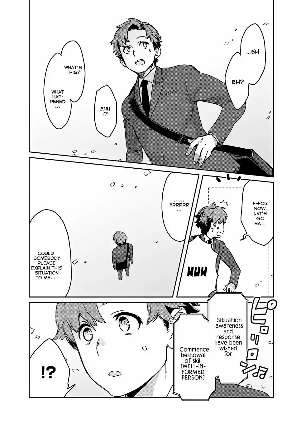 Isekai ni Kita Mitai dakedo Ikanisureba Yoi no Darou Chapter 1 page 8 - Chapter 1