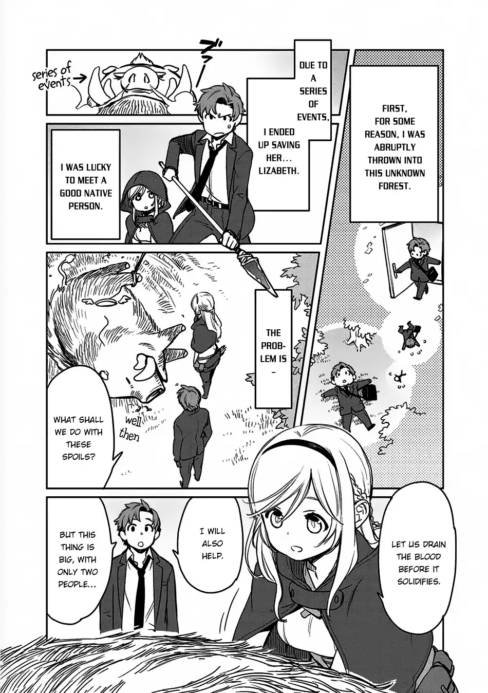 Isekai ni Kita Mitai dakedo Ikanisureba Yoi no Darou Chapter 2 page 7 - Chapter 2
