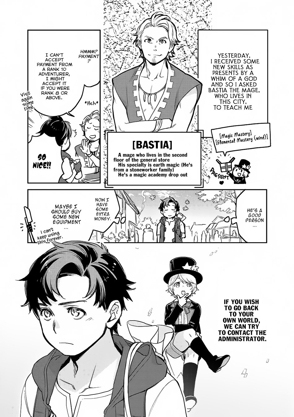Isekai ni Kita Mitai dakedo Ikanisureba Yoi no Darou Chapter 5 page 8 - Chapter 5
