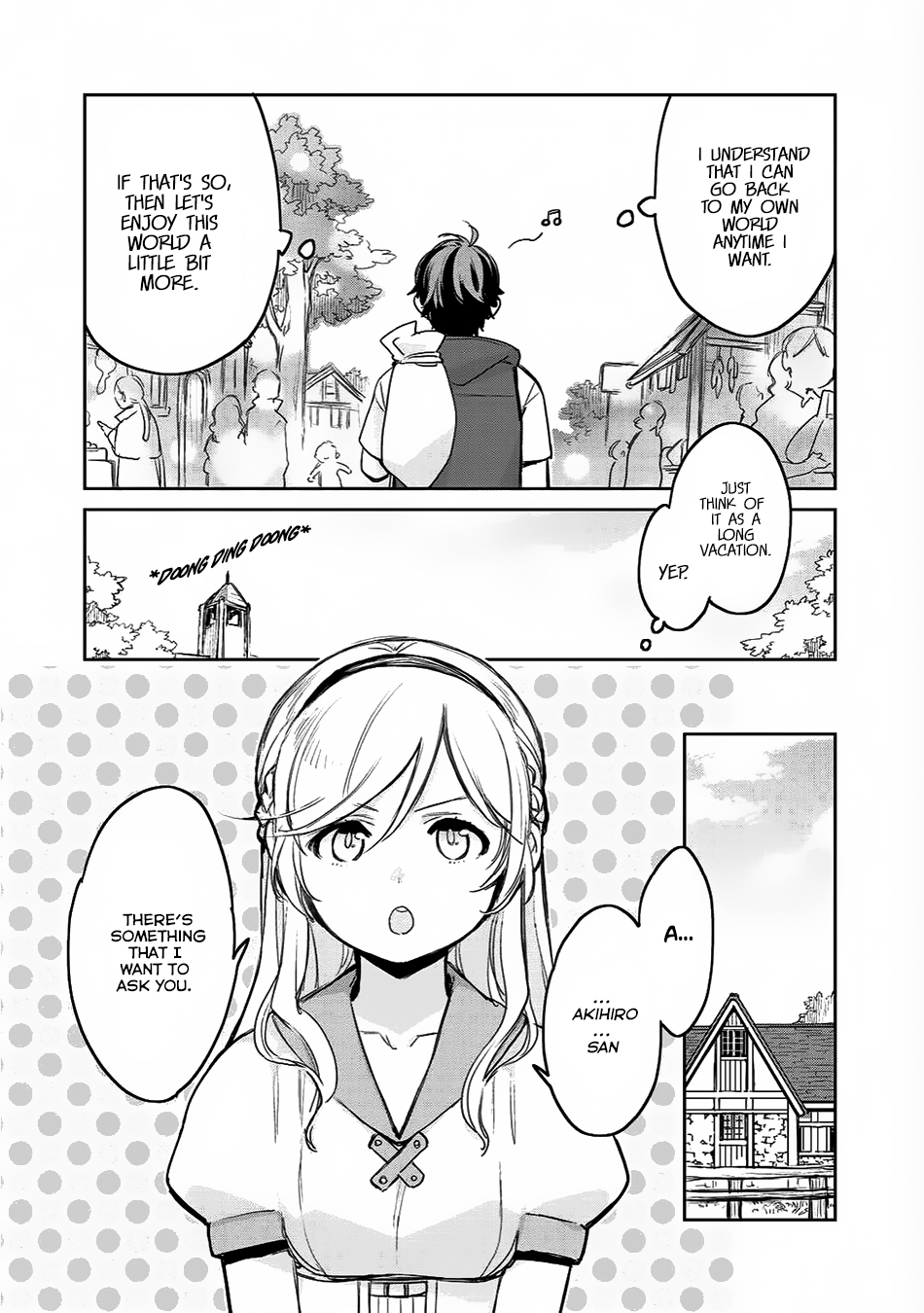 Isekai ni Kita Mitai dakedo Ikanisureba Yoi no Darou Chapter 5 page 9 - Chapter 5
