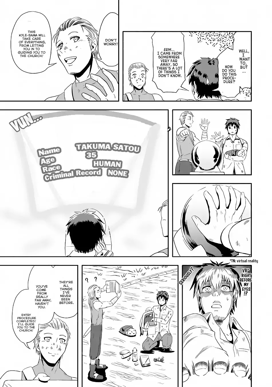 Isekai ni Tobasareta Ossan wa Doko e Iku? Chapter 1 page 18 - Chapter 1