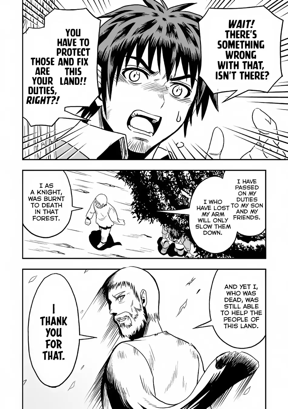 Isekai ni Tobasareta Ossan wa Doko e Iku? Chapter 11 page 19 - Chapter 11: Ossan Protesting in the Other World