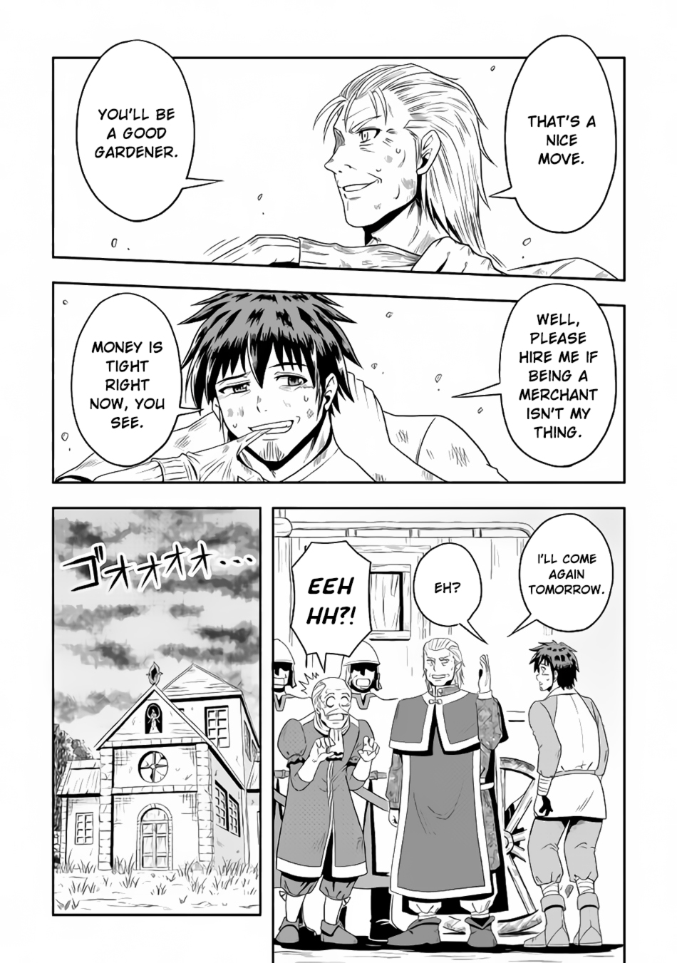 Isekai ni Tobasareta Ossan wa Doko e Iku? Chapter 13 page 8 - Chapter 13: Ossan Ploughing Fields in The Other World