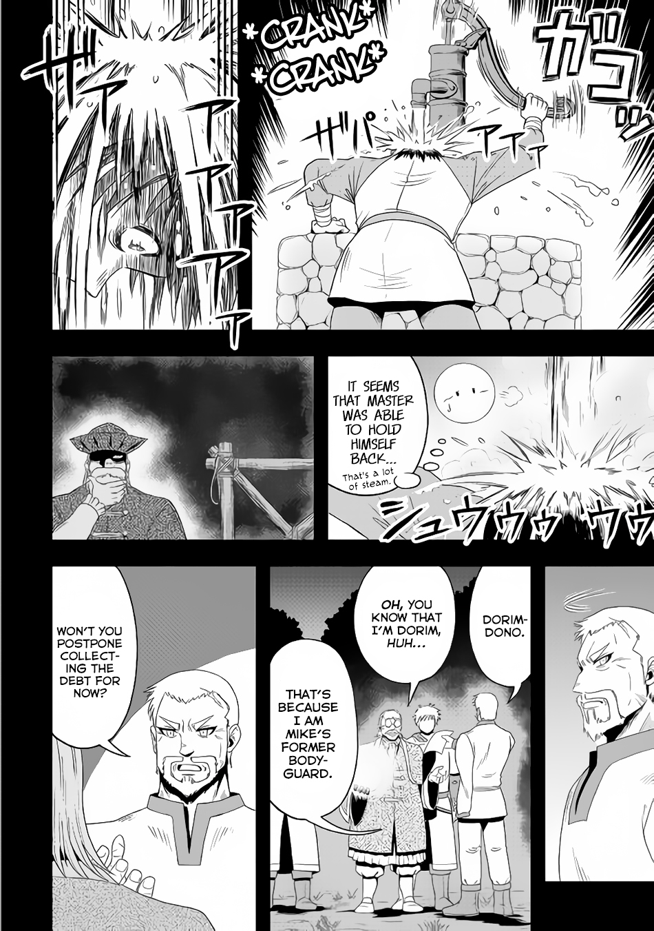 Isekai ni Tobasareta Ossan wa Doko e Iku? Chapter 14 page 13 - Chapter 14: Ossan Pours Water on Himself in the Other World