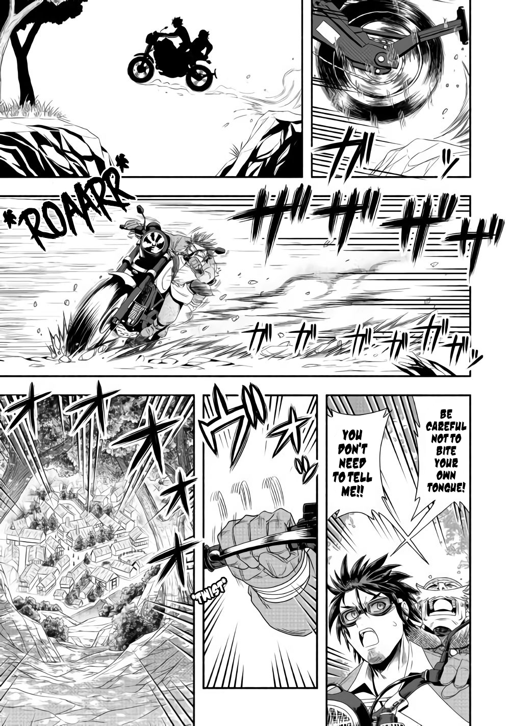 Isekai ni Tobasareta Ossan wa Doko e Iku? Chapter 16 page 16 - Chapter 16: Ossan Motorbiking In The Other World