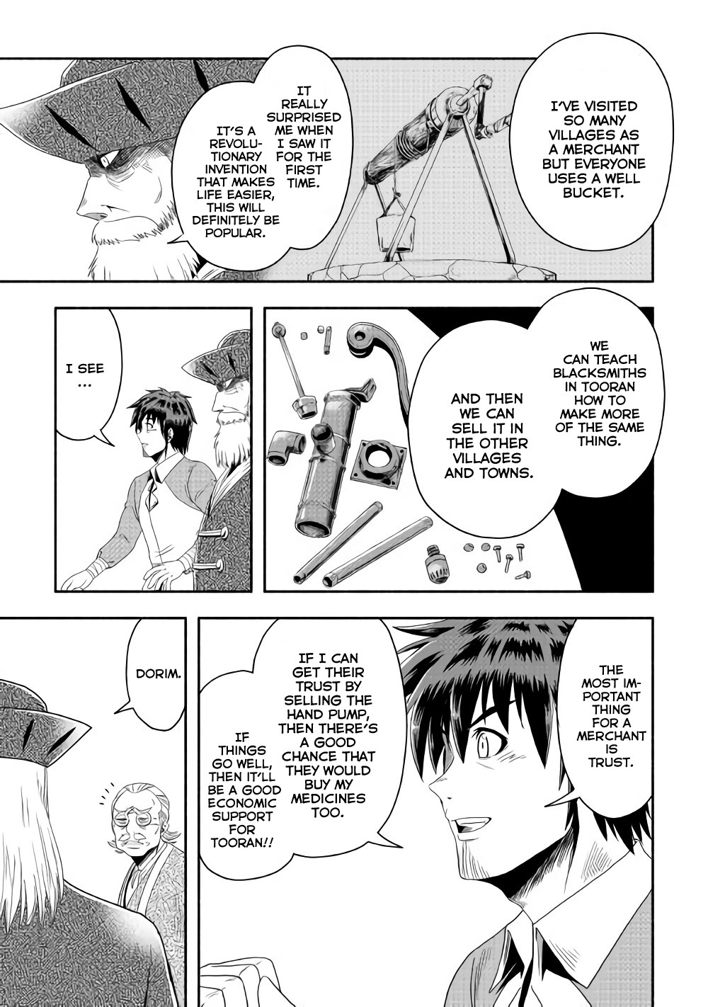 Isekai ni Tobasareta Ossan wa Doko e Iku? Chapter 17 page 18 - Chapter 17: Ossan Spreads Seeds in the Other World
