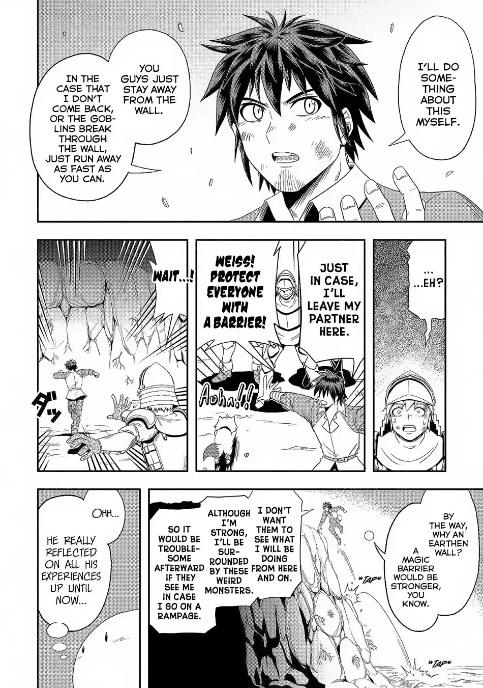 Isekai ni Tobasareta Ossan wa Doko e Iku? Chapter 21 page 13 - Chapter 21: Ossant, The Giant, and The Magic Stones.