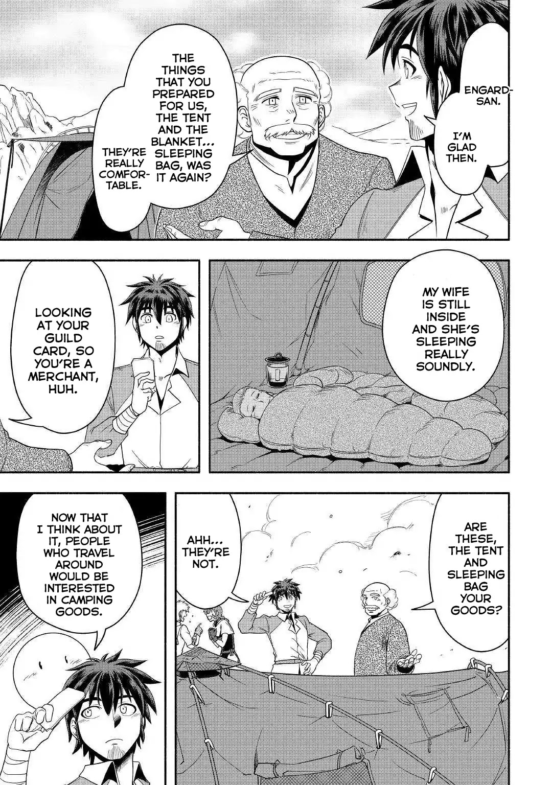 Isekai ni Tobasareta Ossan wa Doko e Iku? Chapter 23 page 10 - Chapter 23: The Gossip about the Ossan in the City