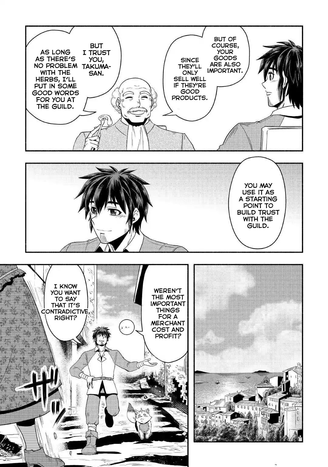 Isekai ni Tobasareta Ossan wa Doko e Iku? Chapter 23 page 28 - Chapter 23: The Gossip about the Ossan in the City