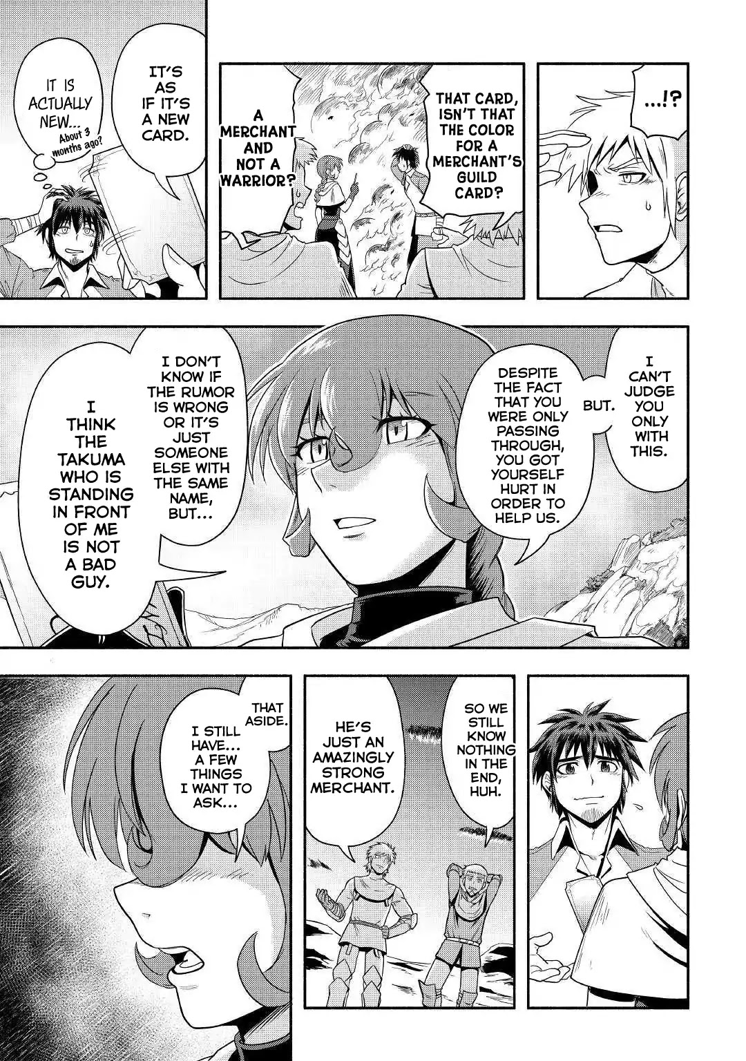 Isekai ni Tobasareta Ossan wa Doko e Iku? Chapter 23 page 8 - Chapter 23: The Gossip about the Ossan in the City