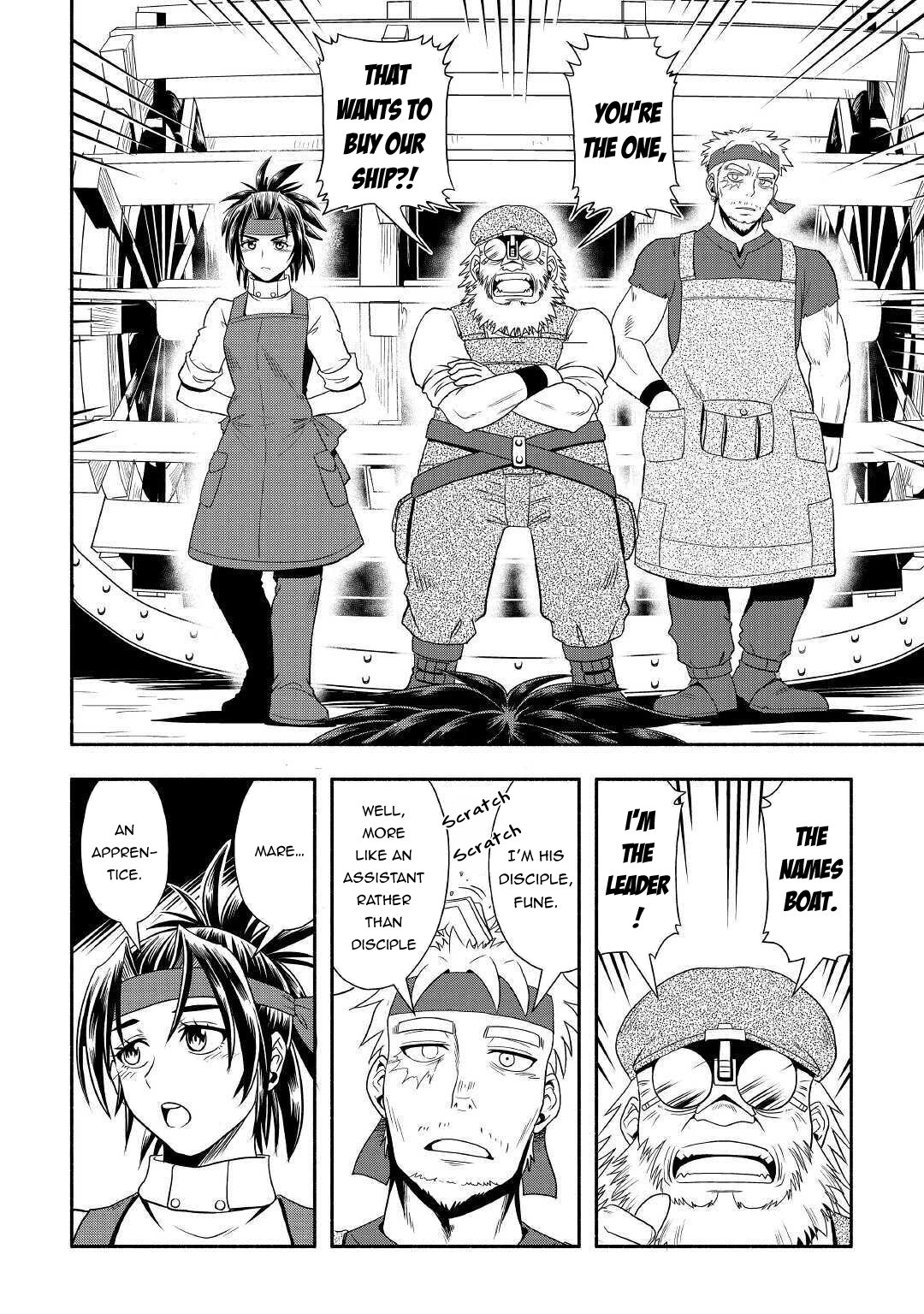 Isekai ni Tobasareta Ossan wa Doko e Iku? Chapter 33 page 11 - Chapter 33: Ossan and the Shipyard