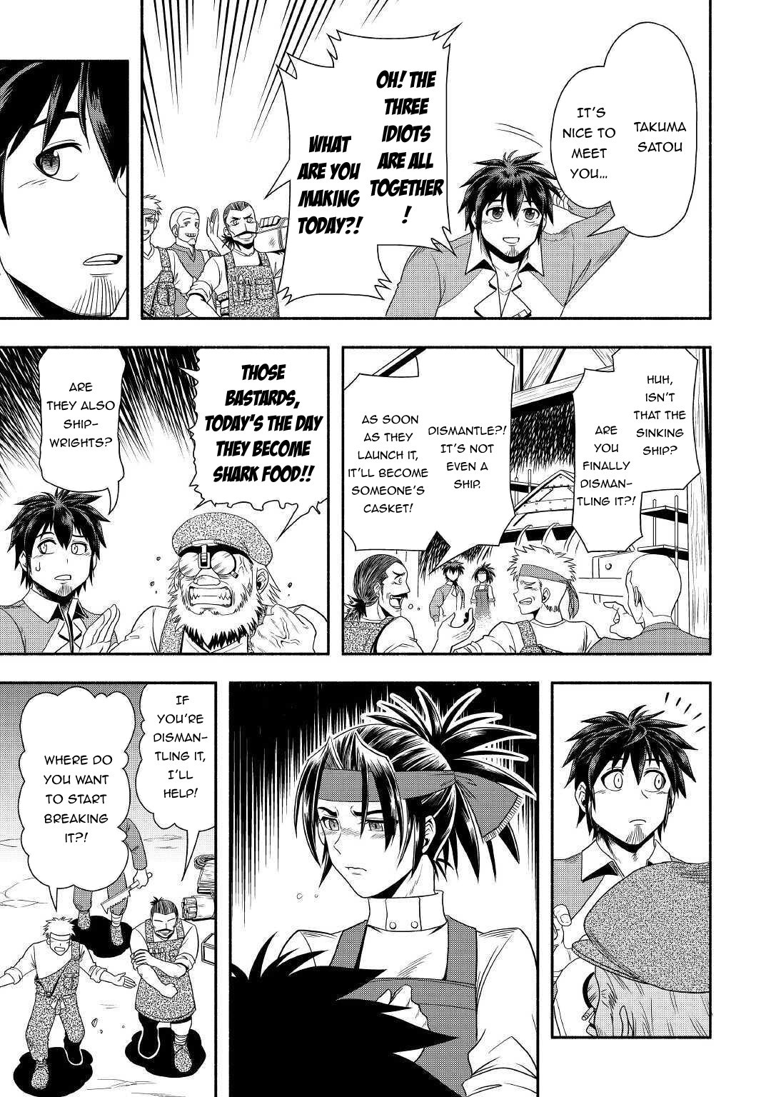 Isekai ni Tobasareta Ossan wa Doko e Iku? Chapter 33 page 12 - Chapter 33: Ossan and the Shipyard