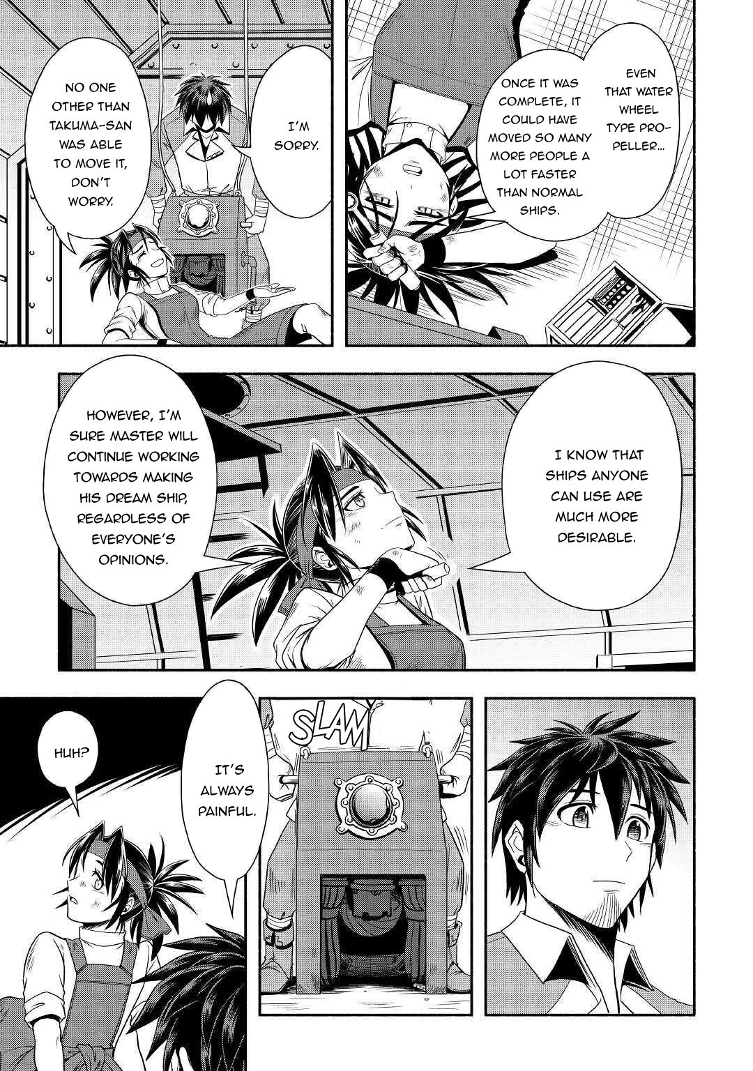 Isekai ni Tobasareta Ossan wa Doko e Iku? Chapter 33 page 34 - Chapter 33: Ossan and the Shipyard