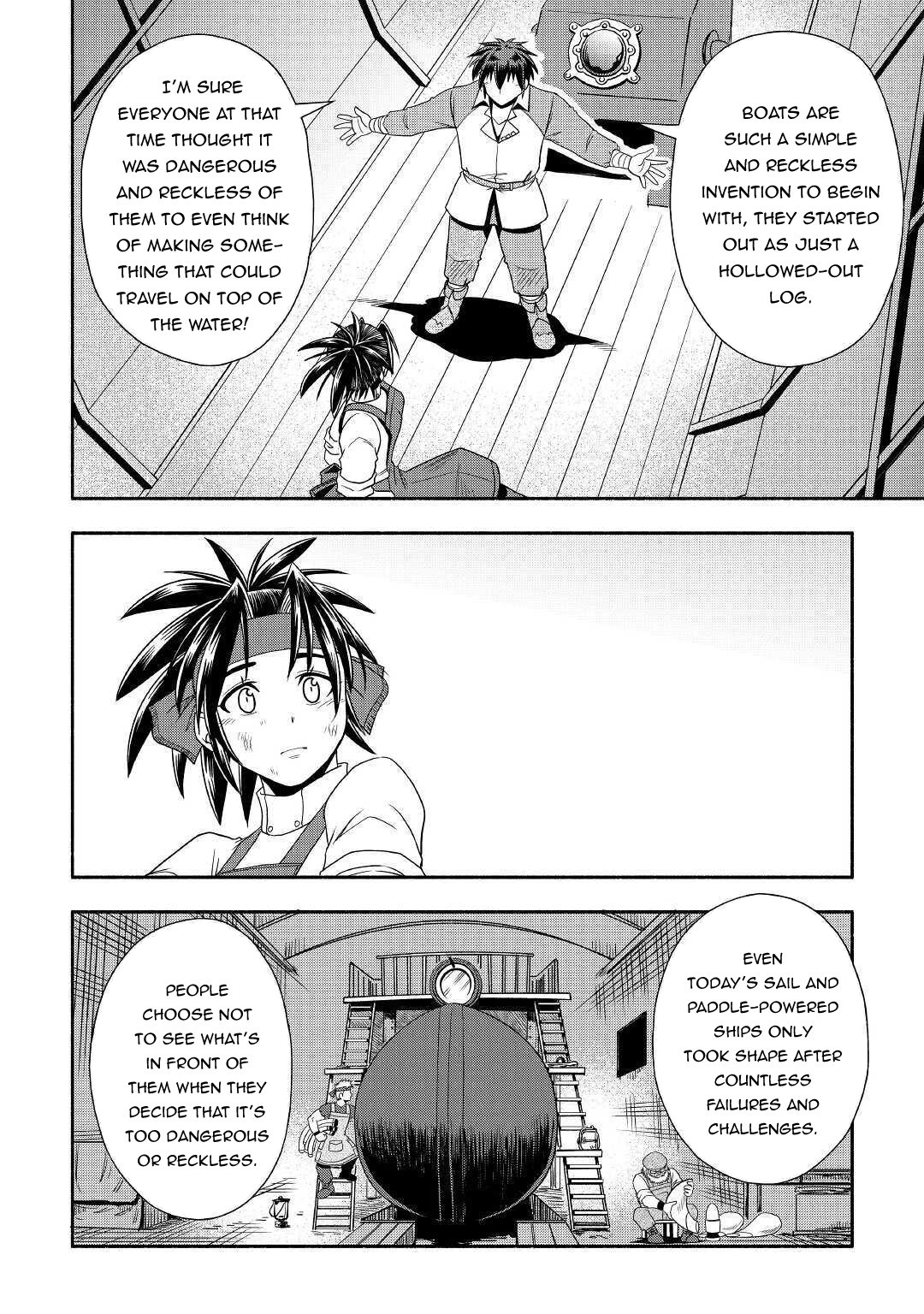 Isekai ni Tobasareta Ossan wa Doko e Iku? Chapter 33 page 35 - Chapter 33: Ossan and the Shipyard