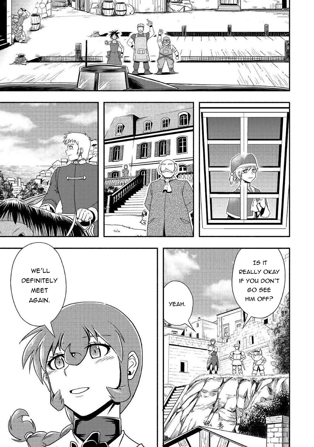 Isekai ni Tobasareta Ossan wa Doko e Iku? Chapter 33 page 38 - Chapter 33: Ossan and the Shipyard