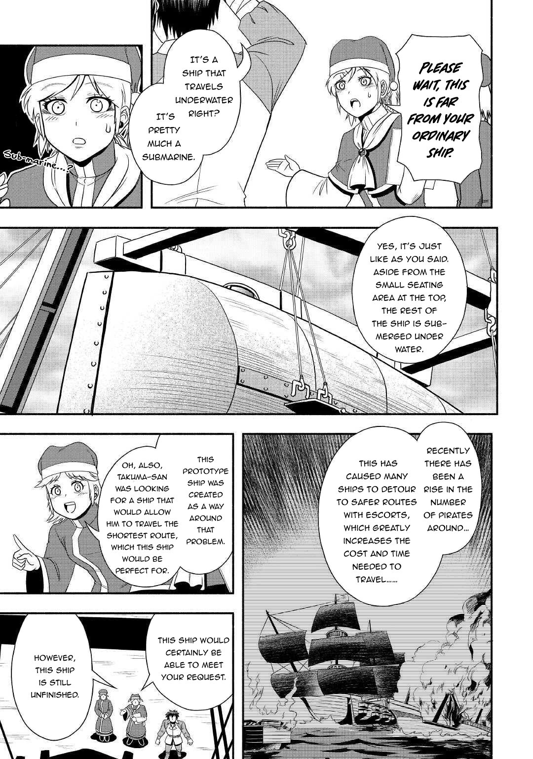 Isekai ni Tobasareta Ossan wa Doko e Iku? Chapter 33 page 8 - Chapter 33: Ossan and the Shipyard