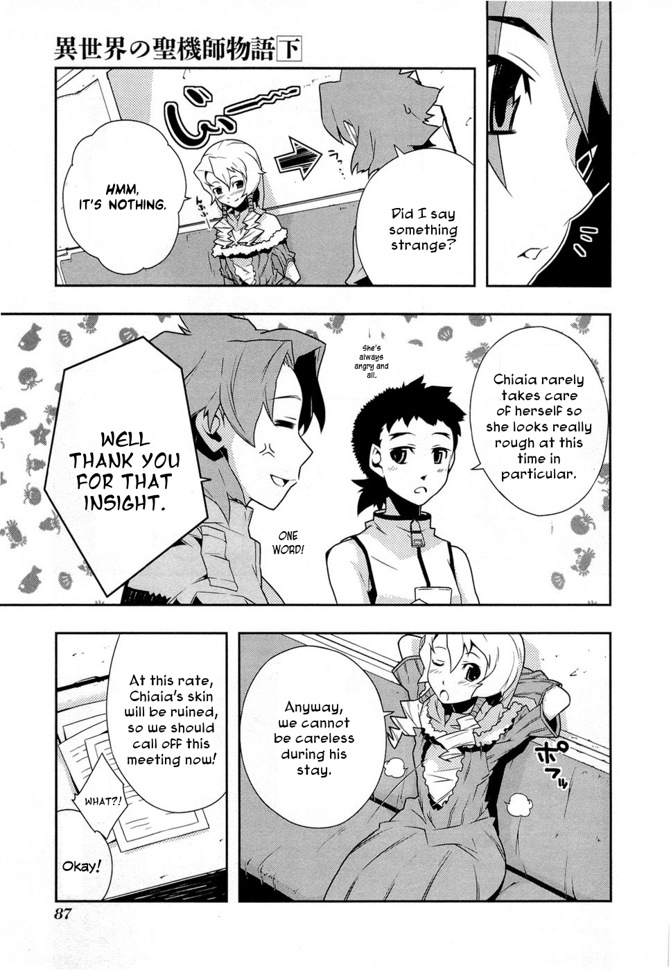 Isekai no Seikishi Monogatari Chapter 10 page 3 - Chapter 10: Decision
