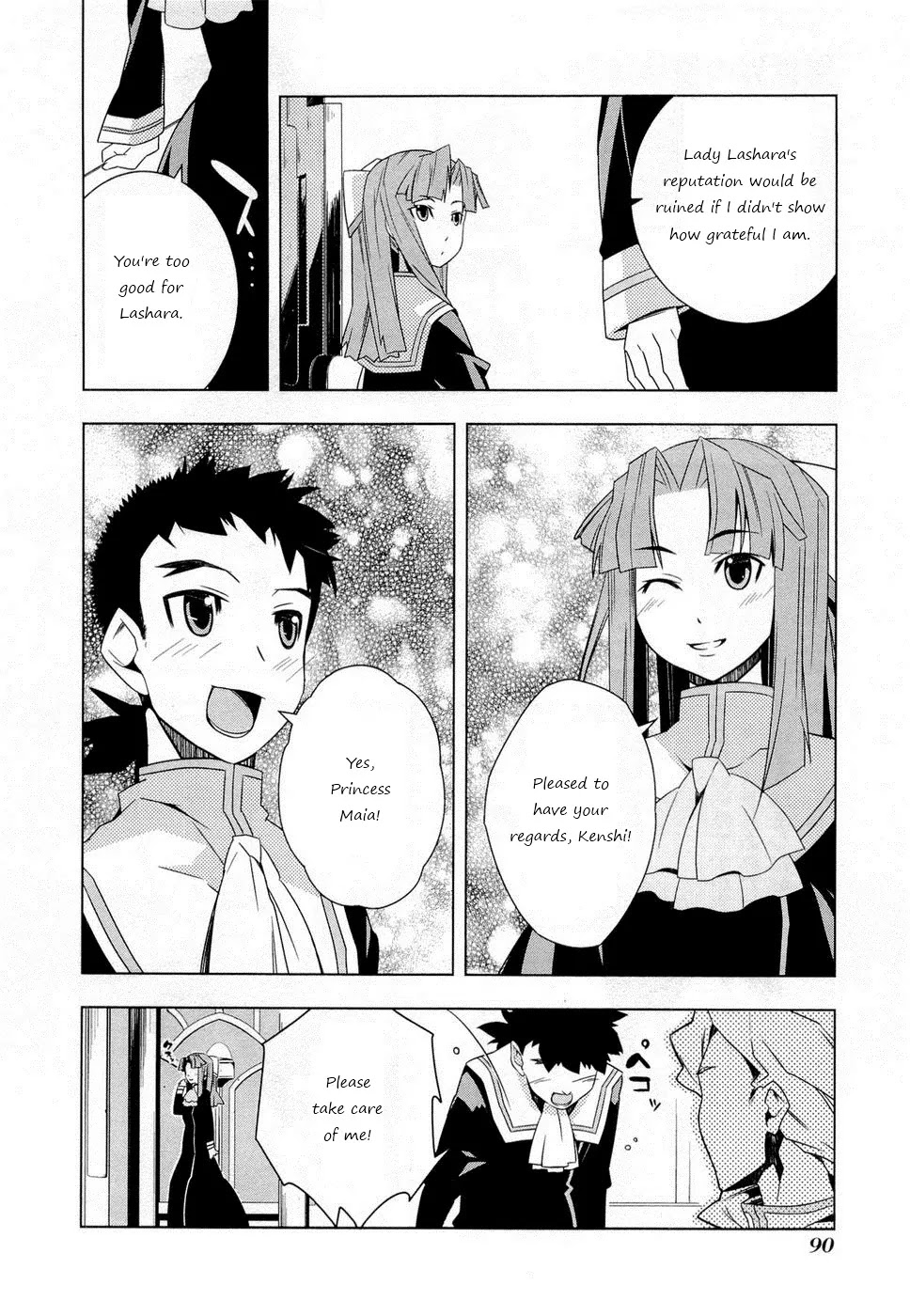 Isekai no Seikishi Monogatari Chapter 4 page 14 - Chapter 4: Admision and Tracking
