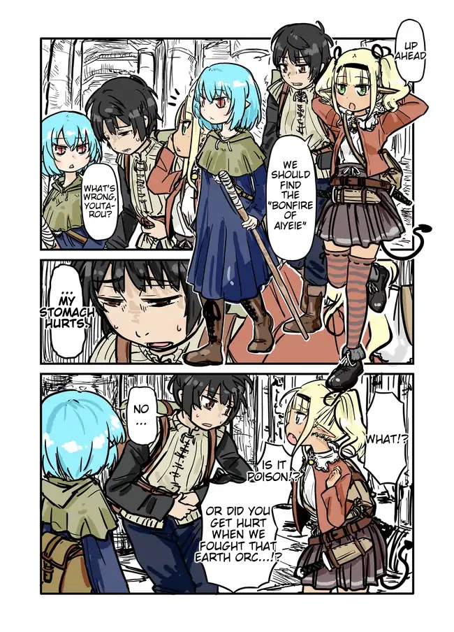 Isekai no Toire de Dai wo suru. Chapter 0.1 page 2 - Chapter 0.1: Oneshot Pt. 1 - First Load: "There are no Gods in Alternate World Toilets"
