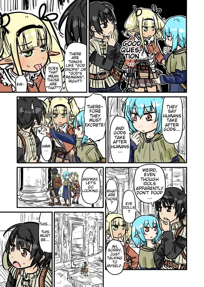 Isekai no Toire de Dai wo suru. Chapter 0.1 page 5 - Chapter 0.1: Oneshot Pt. 1 - First Load: "There are no Gods in Alternate World Toilets"
