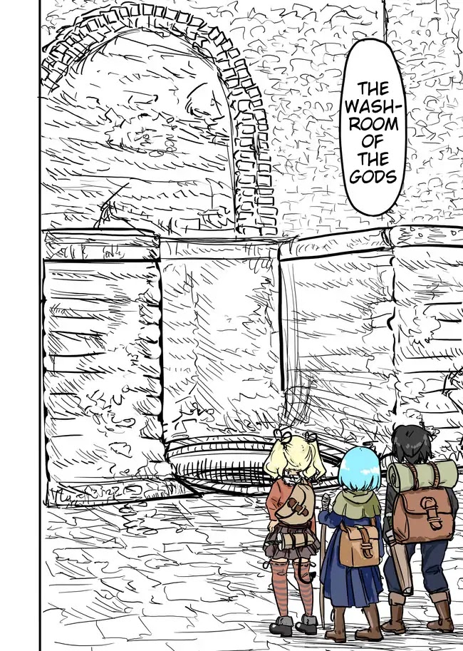 Isekai no Toire de Dai wo suru. Chapter 0.1 page 6 - Chapter 0.1: Oneshot Pt. 1 - First Load: "There are no Gods in Alternate World Toilets"